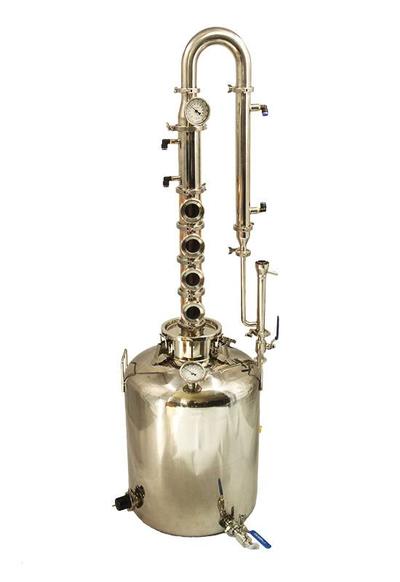 26 Gallon Copper pot distillation homemade distiller
